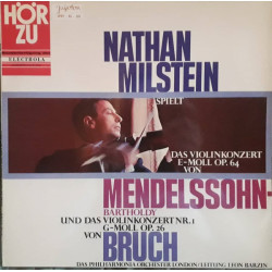 MILSTEIN NATHAN - SPIELT MENDELSSOHN/BRUCH