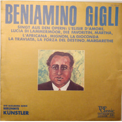 Gigli Beniamino - Beniamino Gigli Singt Opernarien