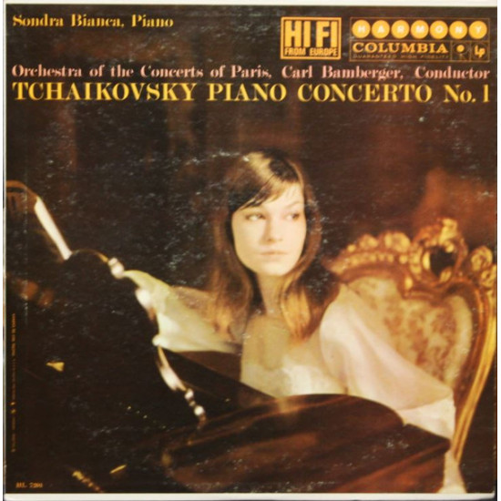 Tchaikovsky - Piano Concerto No. 1/Sondra Bianca, Orchestra Of The Concerts Of Paris*, Carl Bamberger