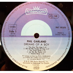 Garland Phil - Dreams Of A Boy