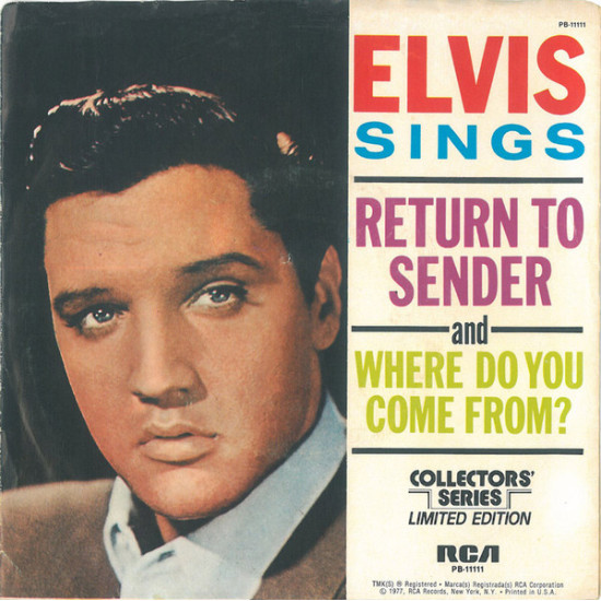 PRESLEY ELVIS - Return To Sender
