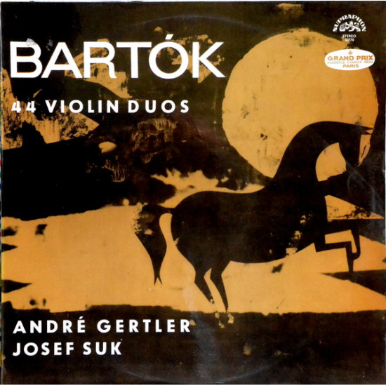 Bartok - 44 Violin Duos/André Gertler, Josef Suk