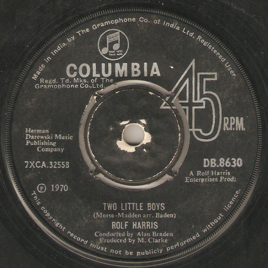 HARRIS ROLF - TWO LITTLE BOYS/I LOVE MY LOVE