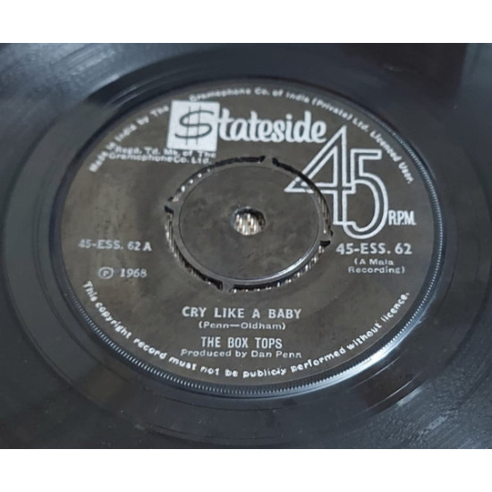 BOX TOPS - CRY LIKE A BABY/THE DOOR YOU CLOSED TO ME