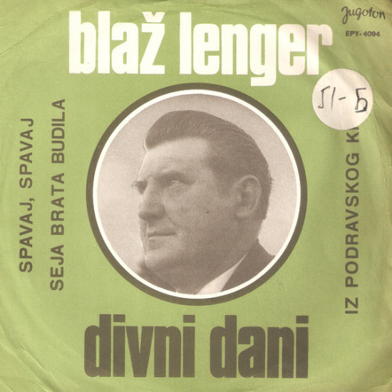 LENGER BLAŽ - Divni Dani