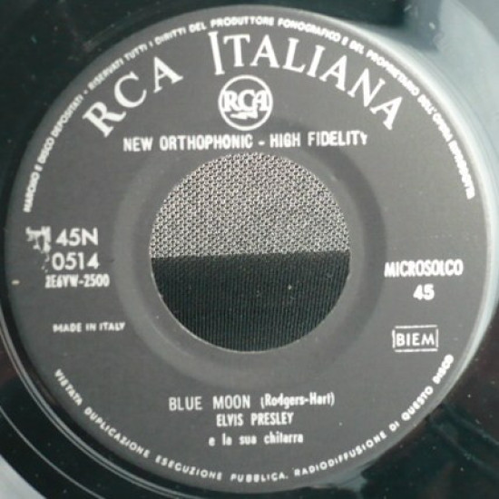 PRESLEY ELVIS  - BLUE MOON/MONEY HONEY