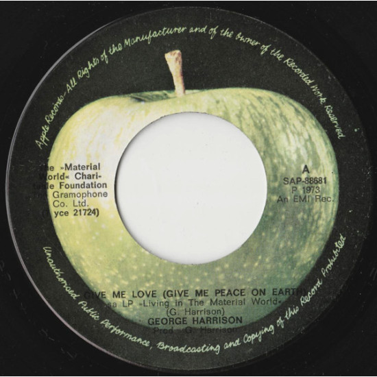 HARRISON GEORGE  - Give Me Love (Give Me Peace On Earth)