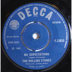 ROLLING STONES - NO EXPECTATIONS / STREET FIGHTING MAN