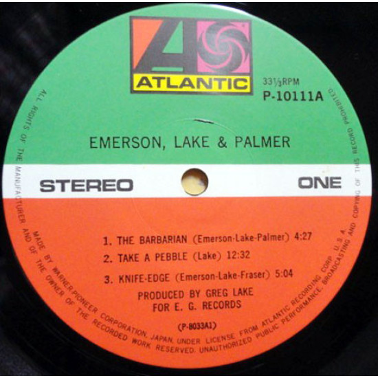 EMERSON, LAKE & PALMER - EMERSON, LAKE & PALMER