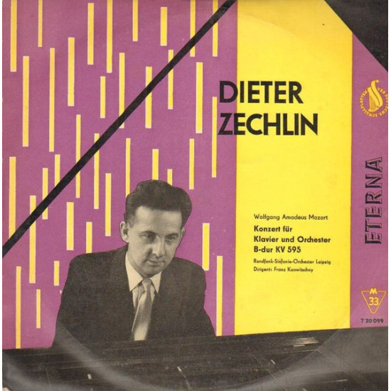 MOZART - Konzert Für Klavier Und Orchester B-dur KV 595/Dieter Zechlin