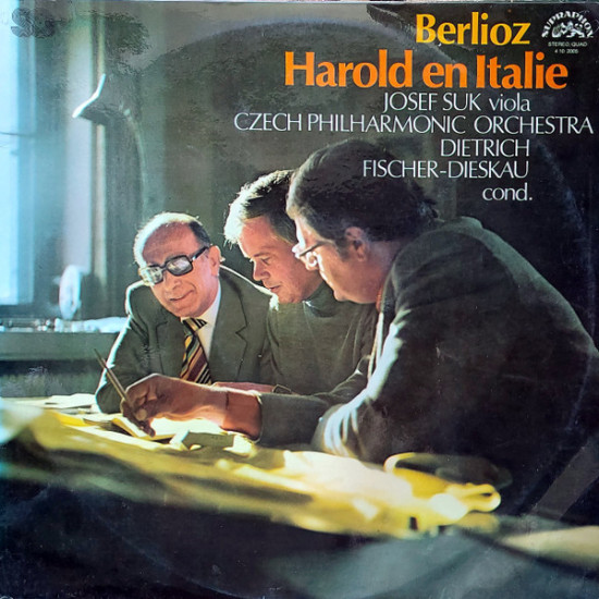 Berlioz - Harold En Italie/Josef Suk • Czech Philharmonic Orchestra* • Dietrich Fischer-Dieskau