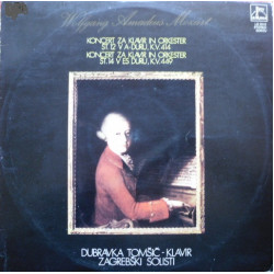 MOZART - KONCERT ZA KLAVIR IN ORKESTER K.V. 414, K.V. 449/TOMŠIĆ/