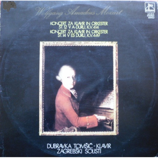 MOZART - KONCERT ZA KLAVIR IN ORKESTER K.V. 414, K.V. 449/TOMŠIĆ/