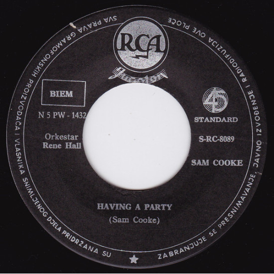 COOKE SAM - BRING IT ON HOME TO ME/HAVING A PARTY