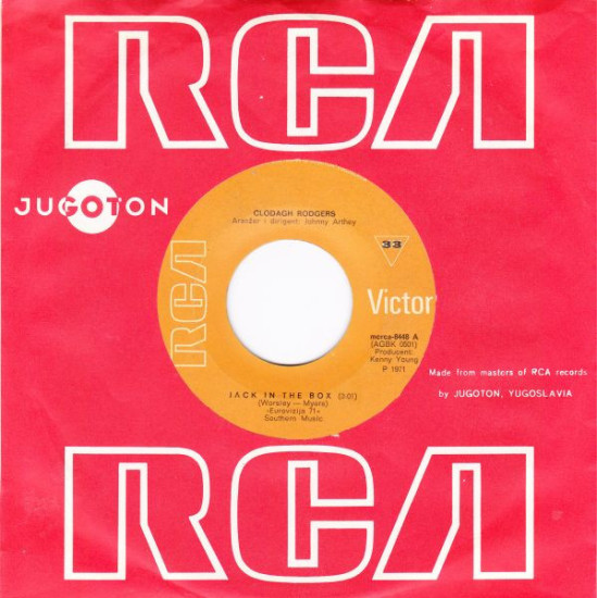 RODGERS CLODAGH   - JACK IN THE BOX/SOMEONE TO LOVE ME