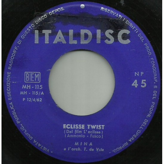 MINA - Eclisse Twist / Renato