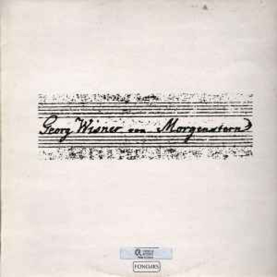 WISNER VON MORGENSTERN GEORG - CHAMBER MUSICAL AND CONCENTRATE COMPOSITIONS
