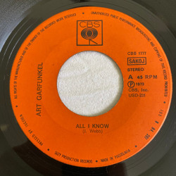 GARFUNKEL ART - ALL I KNOW / MARY WAS AN ONLY CHILD