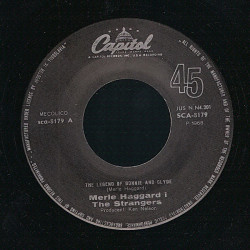 HAGGARD MERLE AND THE STRANGERS - THE LEGEND OF BONNIE & CLYDE