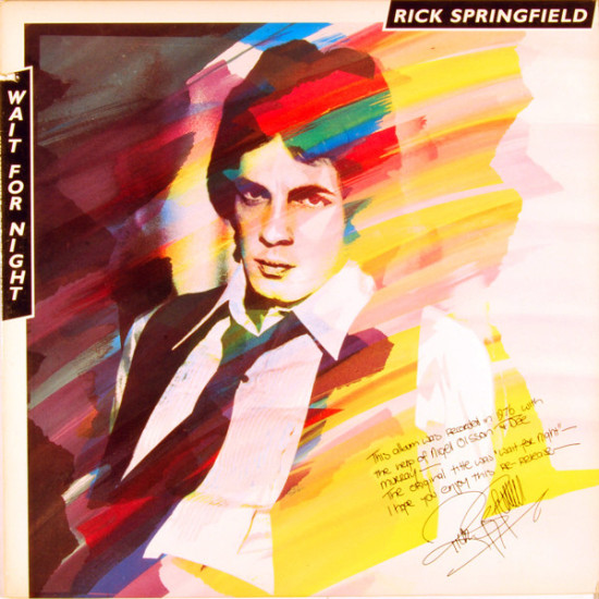 SPRINGFIELD RICK  - Wait For Night