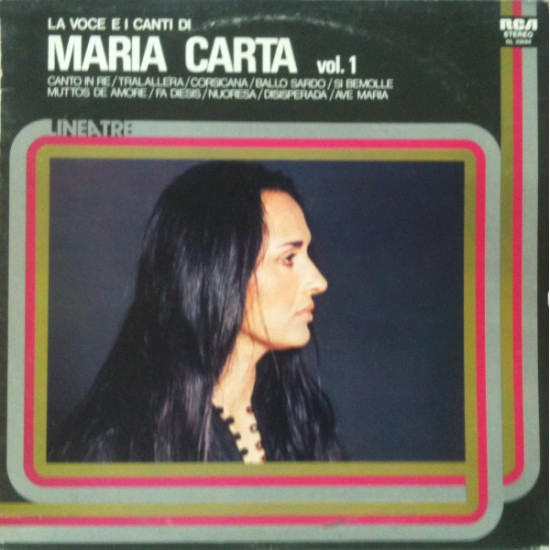 Carta Maria - La Voce E I Canti Di Maria Carta Vol. 1