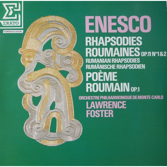 Enesco - Rhapsodies Roumaines Op. 11 N°1&2 - Poème Roumain Op. 1/Chœur De L'Orchestre Colonne, Ensemble Vocal Audite Nova De Paris, Jean Sourisse