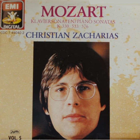 MOZART  - PIANO SONATAS K. 330, 533, 576/ZACHARIAS /