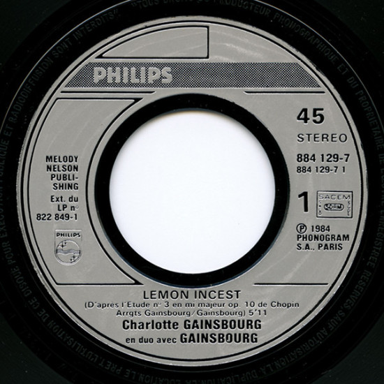 Charlotte & Gainsbourg - Lemon Incest