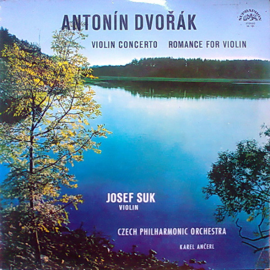 Dvorak - Violin Concerto, Romance For Violin/Josef Suk, Czech Philharmonic Orchestra*, Karel Ančerl