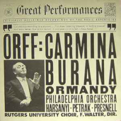 ORFF - CARMINA BURANA/ORMANDY