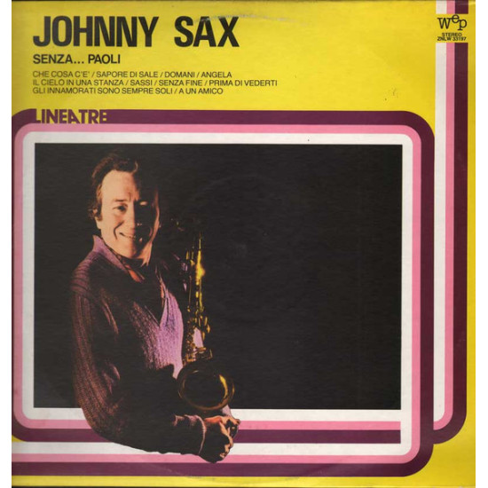 Johnny Sax - Senza... Paoli