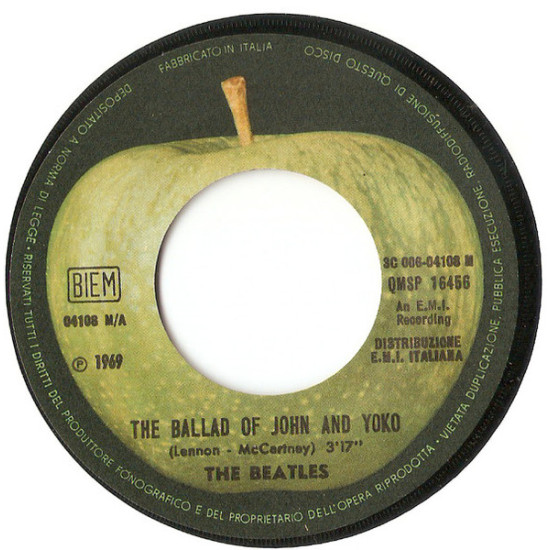 BEATLES - THE BALLAD OF JOHN AND YOKO/OLD BROWN SHOE