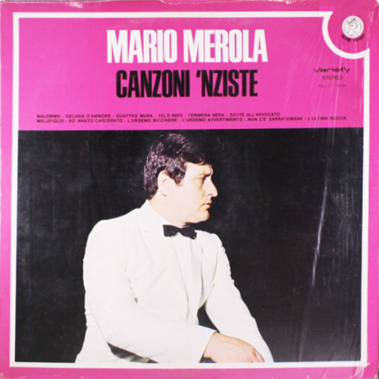 Merola Mario - Canzoni 'Nziste