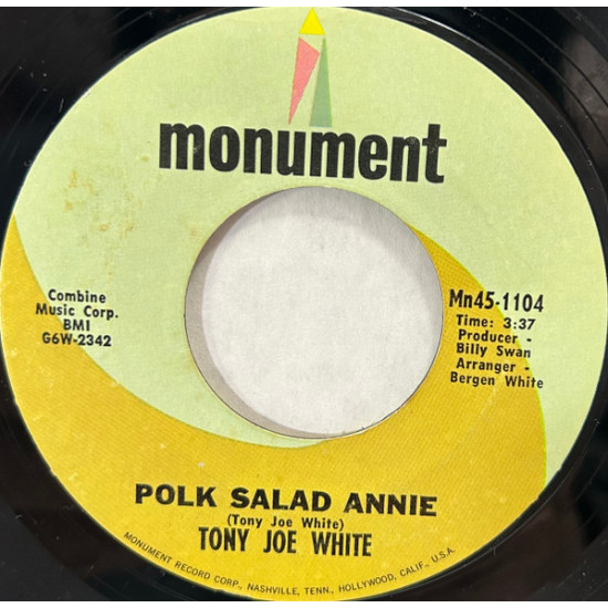 WHITE TONY JOE - Polk Salad Annie / Aspen Colorado