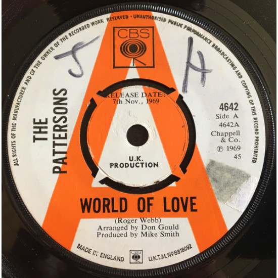Pattersons - World Of Love