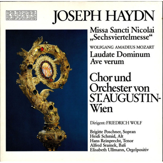 HAYDN - MISSA SANCTI NICOLAISECHSVIERTELMESSE/ST.AUGUSTIN - WIEN