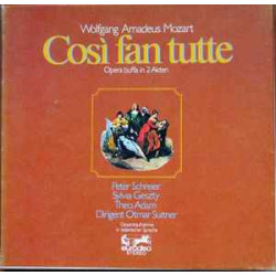 Mozart  - Così Fan Tutte - Opera Buffa In 2 Akten - Gesamtaufnahme In Italienischer Sprache/Peter Schreier / Sylvia Geszty, Theo Adam, Otmar Suitner