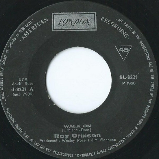 ORBISON ROY - Walk On