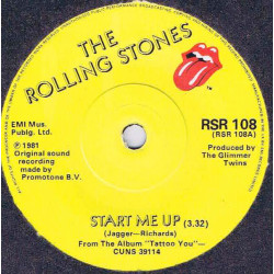 ROLLING STONES - START ME UP/NO USE IN CRYING