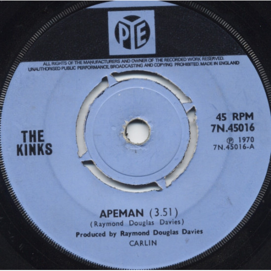 KINKS  - APEMAN/RATS