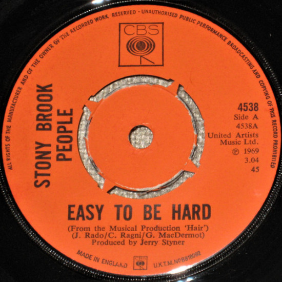 Stony Brook People - Easy To Be Hard