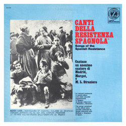 Michele L. Straniero, Margot, Fausto Amodei - Canti Della Resistenza Spagnola - Songs Of The Spanish Resistance