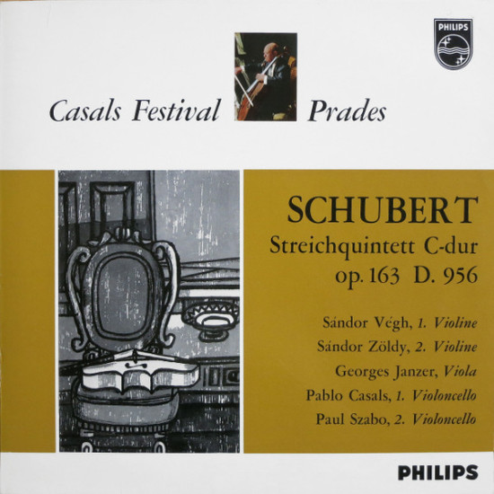 Schubert - Streichquintett C-dur Op. 163 D. 956 (Casals Festival Prades)Sándor Végh, Sándor Zöldy, Georges Janzer, Pablo Casals, Paul Szabo