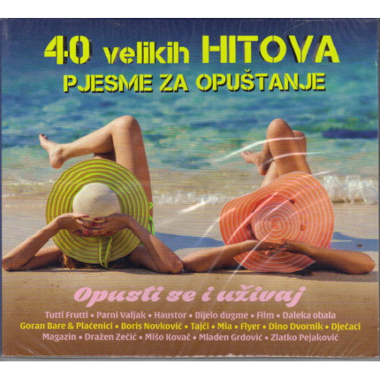 V.A. - 40 Velikih Hitova Pjesme Za Opuštanje/Tutti Frutti, Crvena Jabuka…