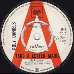Daniels Roly - Take A Letter Maria
