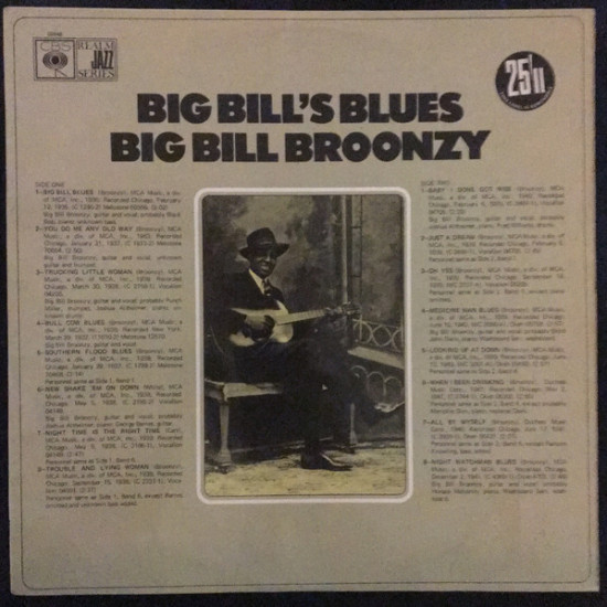 BROONZY BIG BILL - Big Bill's Blues