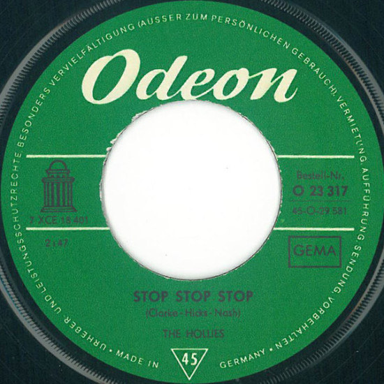 HOLLIES - STOP STOP STOP / IT'S YOU
