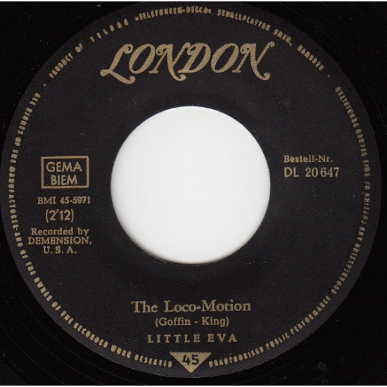 LITTLE EVA - THE LOCO-MOTION/HE IS THE BOY
