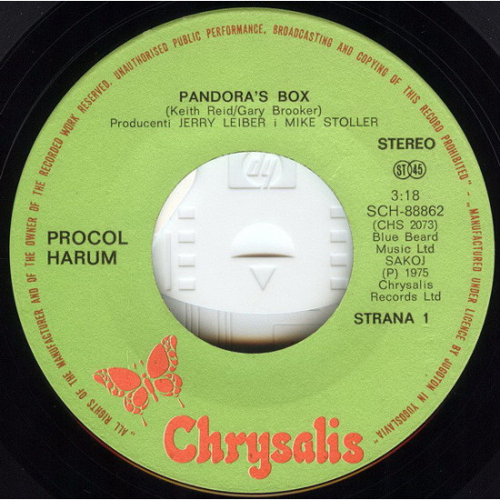PROCOL HARUM   - PANDORA'S BOX/THE PIPERSTUNE