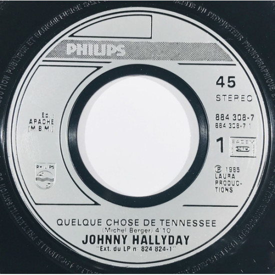 HALLYDAY JOHNNY - Quelque Chose De Tennessee